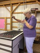 2025 0812 Ellen calling BINGO at the OCF