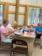 2025 0812 Joan and Kay counting money at BINGO